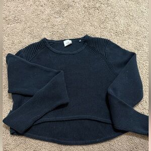 Black Cropped Cabi Pullover Sweater